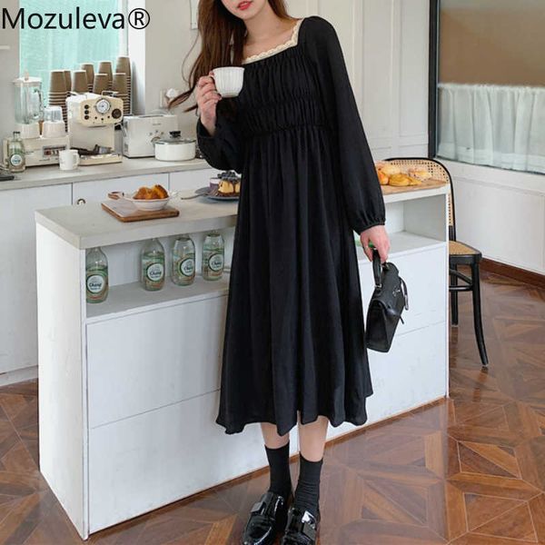 mozuleva polyester casual a-line dress elegant ruffles mid-calf long dresses for women party 210706, Black;gray
mozuleva polyester casual a-line dress elegant ruffles mid-calf long dresses for women party 210706, Black;gray