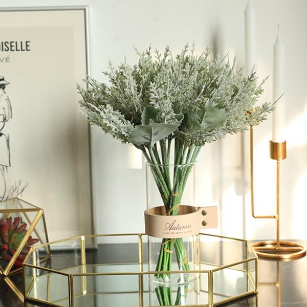 pcs artificial plant bouquet fake silk green plants leaves decor artificials flowers wedding wall home micro landscape decorative & wreaths
pcs artificial plant bouquet fake silk green plants leaves decor artificials flowers wedding wall home micro landscape decorative & wreaths