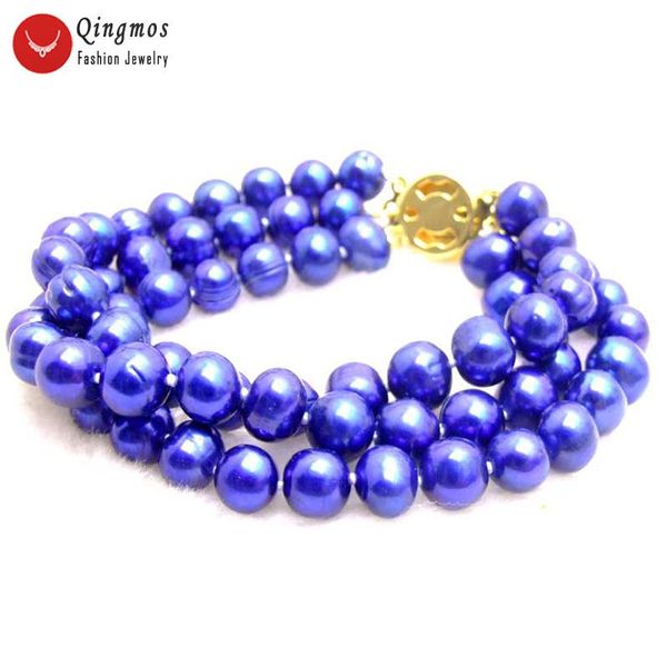 beaded, strands qingmos 6-7mm round natural freshwater blue pearl bracelet for women with high luster 3 jewelry b106, Black
beaded, strands qingmos 6-7mm round natural freshwater blue pearl bracelet for women with high luster 3 jewelry b106, Black