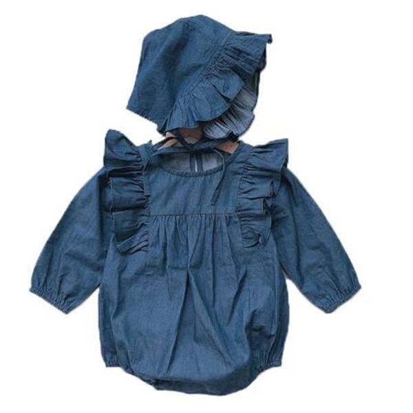 jumpsuits boys kids girls overalls born clothing denim baby romper one-piece infant loose jumpsuit hat 2pcs, Blue
jumpsuits boys kids girls overalls born clothing denim baby romper one-piece infant loose jumpsuit hat 2pcs, Blue