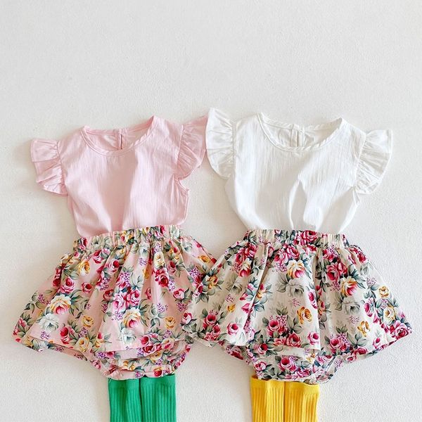 fashion baby girl clothes set summer fly short sleeve blouse and shorts 2pcs children girls outfit suit kids clothing sets, White
fashion baby girl clothes set summer fly short sleeve blouse and shorts 2pcs children girls outfit suit kids clothing sets, White