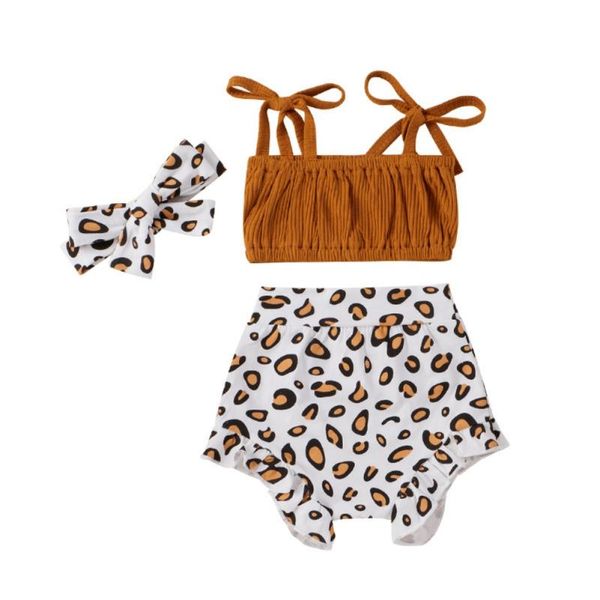 clothing sets born baby girl clothes infant cute sleeveless sling leopard pants headband 3pcs set summer, White
clothing sets born baby girl clothes infant cute sleeveless sling leopard pants headband 3pcs set summer, White