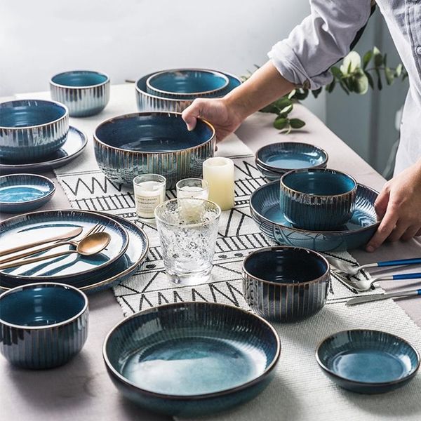 dishes & plates green house glazed ceramic tableware creative blue retro household kitchenware big dish soup set
dishes & plates green house glazed ceramic tableware creative blue retro household kitchenware big dish soup set