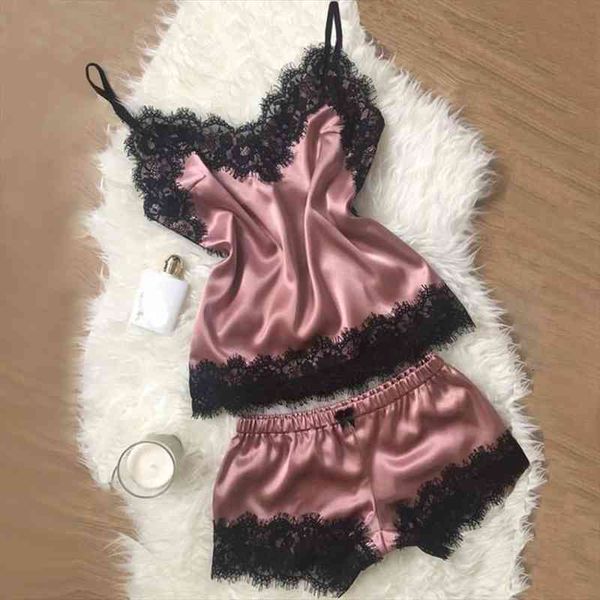 neon green satin womens sleepwears pajama set black lace v neck pyjamas sleeveless cute cami and shorts, Black;red
neon green satin womens sleepwears pajama set black lace v neck pyjamas sleeveless cute cami and shorts, Black;red