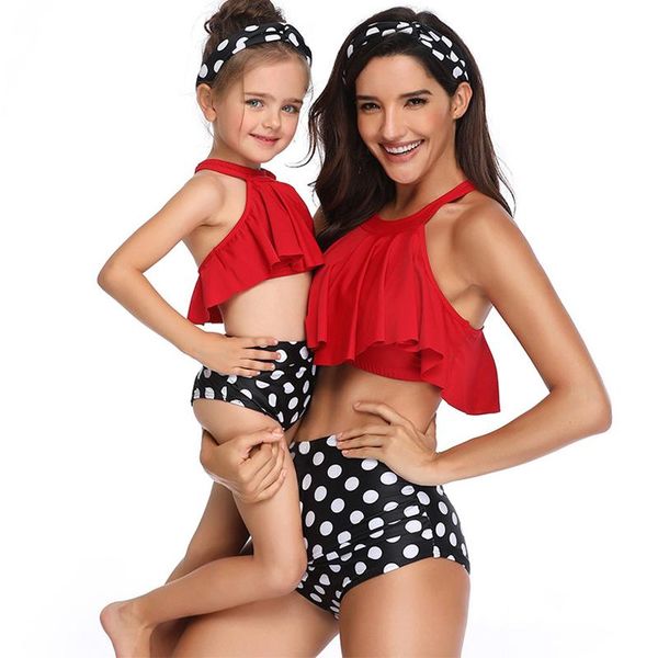 flounce family matching swimwear high waist swimsuit two-piece mum girl bathing suit mother daughter suits
flounce family matching swimwear high waist swimsuit two-piece mum girl bathing suit mother daughter suits