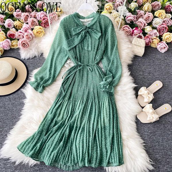 casual dresses oceanlove chiffon dress dot bow lace up elegant autumn long sleeve vestidos korean chic a-line robe women 17768, Black;gray
casual dresses oceanlove chiffon dress dot bow lace up elegant autumn long sleeve vestidos korean chic a-line robe women 17768, Black;gray