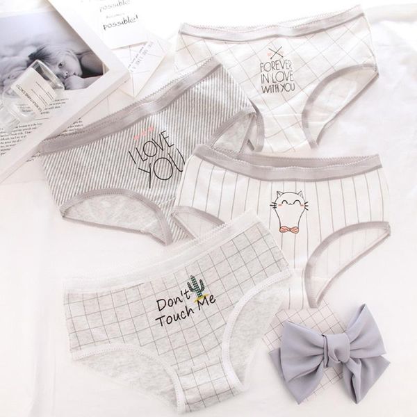 4pcs/vdogrir cotton print briefs women panties underwear lingerie seamless underpants lady intimates low waist soft panty women's, Black;pink
4pcs/vdogrir cotton print briefs women panties underwear lingerie seamless underpants lady intimates low waist soft panty women's, Black;pink