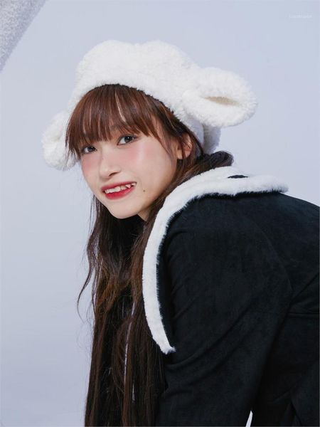 anime sheep ears beret moon faust retro girl autumn and winter lamb wool huge deer painter berets, Blue;gray
anime sheep ears beret moon faust retro girl autumn and winter lamb wool huge deer painter berets, Blue;gray