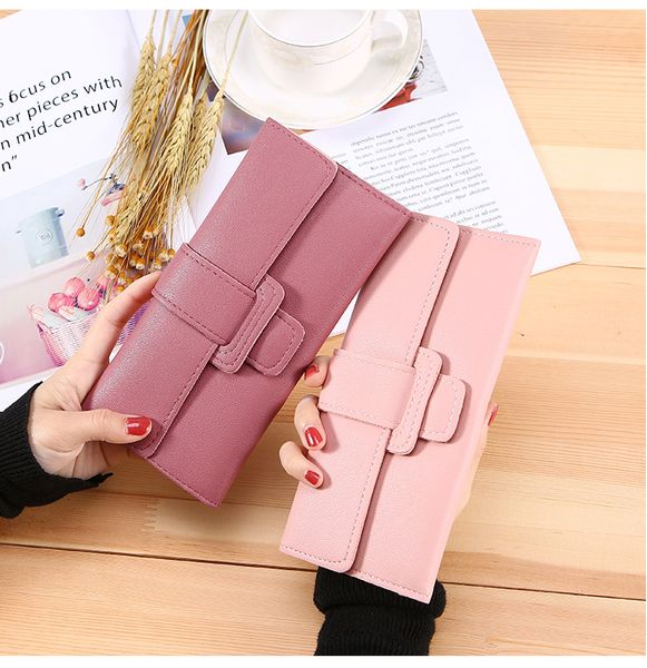fashion pu leather women's wallet solid color zipper long wallet simple personality women's handbags coin purse mobile phone bag, Red;black
fashion pu leather women's wallet solid color zipper long wallet simple personality women's handbags coin purse mobile phone bag, Red;black