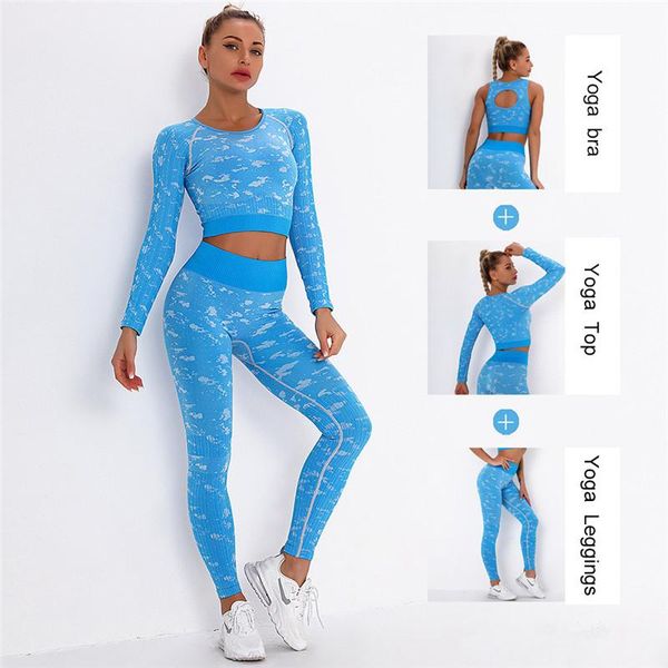 camouflage colors yoga set seamless leggings fitness long sleeve crop gyms vest sport bra women tracksuit workout sportswear outfit
camouflage colors yoga set seamless leggings fitness long sleeve crop gyms vest sport bra women tracksuit workout sportswear outfit