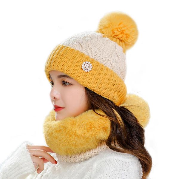 cycling caps & masks women girls winter knitted hat beanie scarf set warm thicken skullcaps fashion, Black
cycling caps & masks women girls winter knitted hat beanie scarf set warm thicken skullcaps fashion, Black