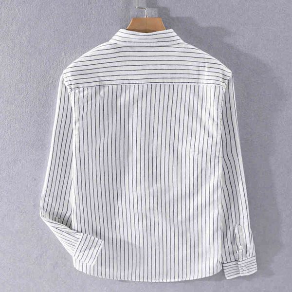 2021 100% cotton brushed long sleeve stripe brand casual shirts for men fashion comfortable shirt mens striped camiseta 8obr, White
2021 100% cotton brushed long sleeve stripe brand casual shirts for men fashion comfortable shirt mens striped camiseta 8obr, White