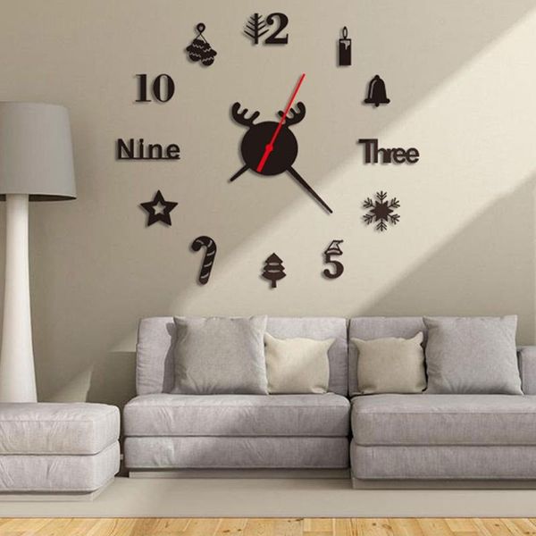 wall clocks christmas diy clock modern design 3d mirror stickers xmas santa claus home decor gifts
wall clocks christmas diy clock modern design 3d mirror stickers xmas santa claus home decor gifts