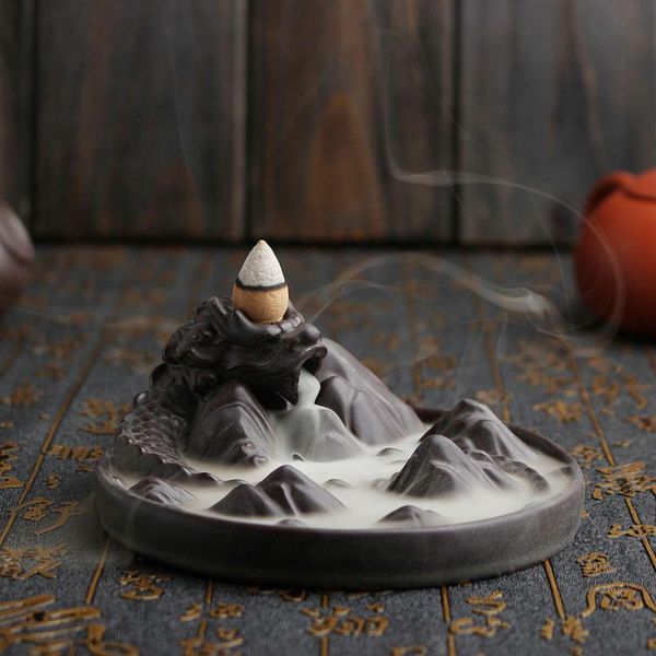 fragrance lamps backflow incense cone burner holder lying dragon mountain smoke fragrant censer
fragrance lamps backflow incense cone burner holder lying dragon mountain smoke fragrant censer