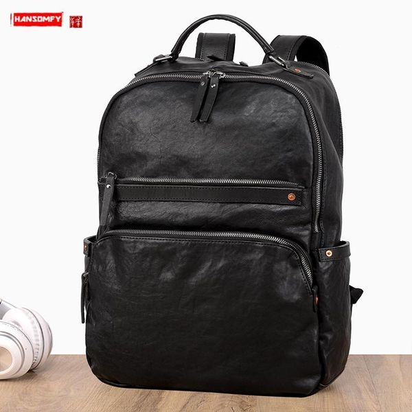 backpack men's leather large-capacity lapbag retro first layer big school trendy men fashion travel backpacks
backpack men's leather large-capacity lapbag retro first layer big school trendy men fashion travel backpacks