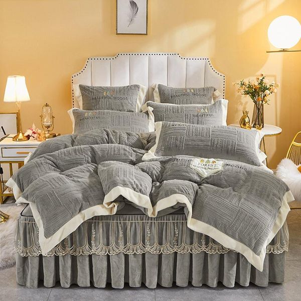 bedding sets modern milk velvet comforter textured embroidery duvet cover set 220x240cm king size soft with 2 pillowcases
bedding sets modern milk velvet comforter textured embroidery duvet cover set 220x240cm king size soft with 2 pillowcases