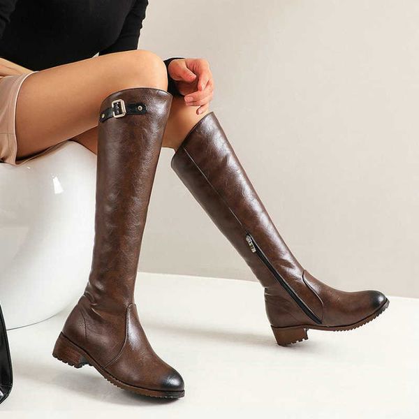 zawsthia european western boots for woman brown round toe loose women boots cowgirls chunky heels knee high boots big size 44 45 210611, Black
zawsthia european western boots for woman brown round toe loose women boots cowgirls chunky heels knee high boots big size 44 45 210611, Black