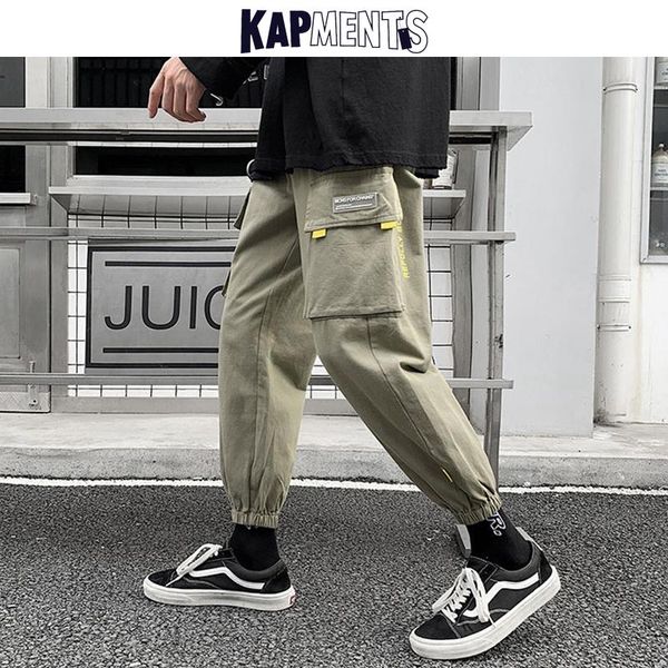 men's pants kapments men streetwear joggers 2021 overalls mens kpop pocket tactical women high waist korean oversize cargo, Black
men's pants kapments men streetwear joggers 2021 overalls mens kpop pocket tactical women high waist korean oversize cargo, Black