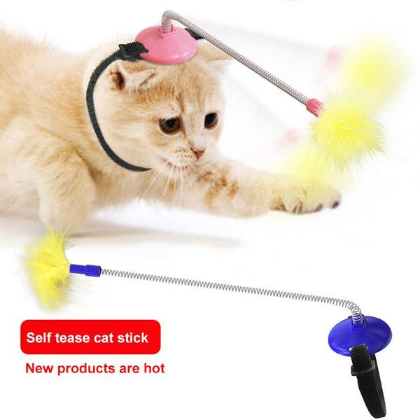 cat toys self-excited collar neck toy spring feet kitten interactive stick feather teaser wand tease pet supplies
cat toys self-excited collar neck toy spring feet kitten interactive stick feather teaser wand tease pet supplies