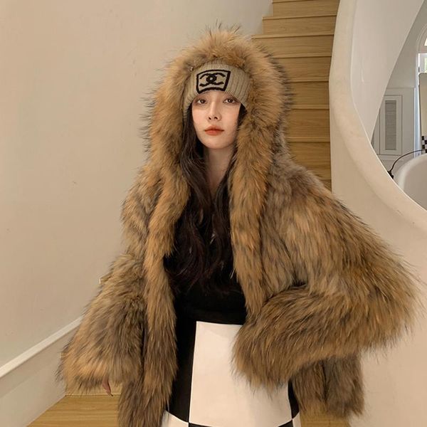 women's fur & faux 2021maomaokong genuine jacket short thick coat slim vest natural raccoon winter, Black
women's fur & faux 2021maomaokong genuine jacket short thick coat slim vest natural raccoon winter, Black
