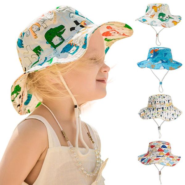 kid hat fashion cute printed basin baby children adjustable fisherman sunscreen hats wide brim, Blue;gray
kid hat fashion cute printed basin baby children adjustable fisherman sunscreen hats wide brim, Blue;gray