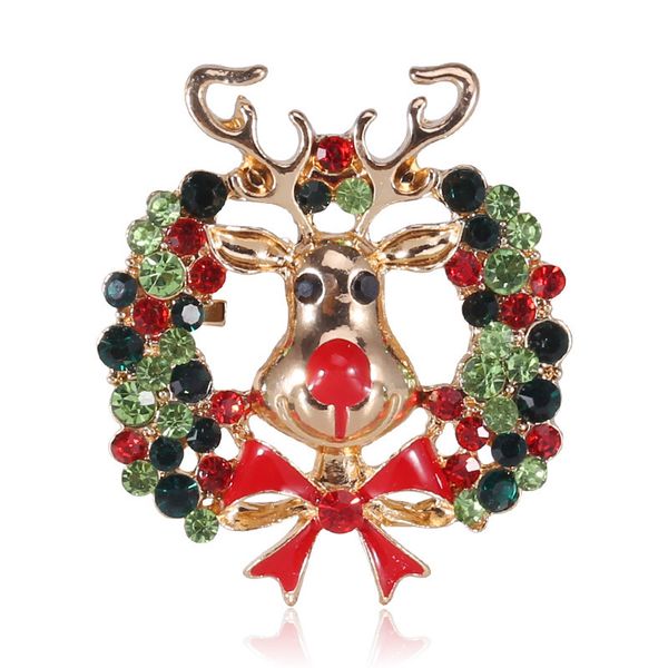 factory color inlaid diamond elk brooch new alloy oil dripping jewelry fashion pin christmas 
factory color inlaid diamond elk brooch new alloy oil dripping jewelry fashion pin christmas