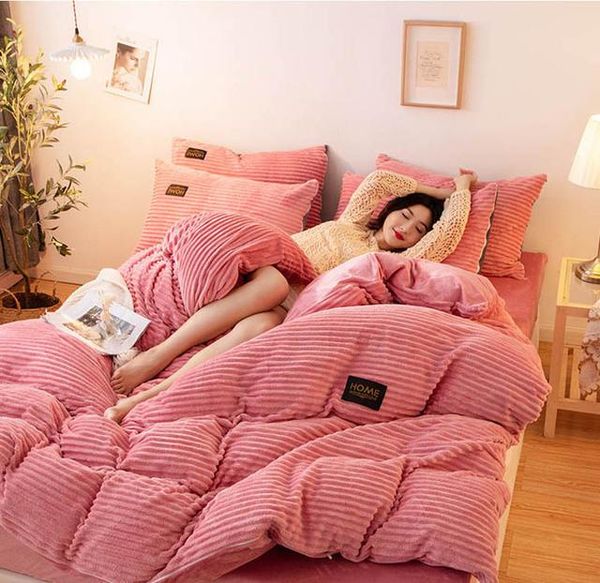 bedding sets solid flannel quilt cover winter warm single double king size set luxury home textile ( no 2pc pillowcase
bedding sets solid flannel quilt cover winter warm single double king size set luxury home textile ( no 2pc pillowcase