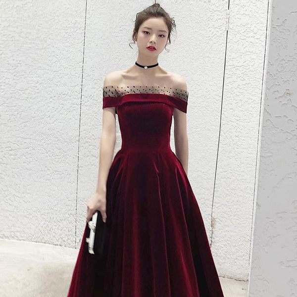 ethnic clothing slash neck bride wedding dress temperament evening party noble slim banquet velour formal prom gown, Red
ethnic clothing slash neck bride wedding dress temperament evening party noble slim banquet velour formal prom gown, Red