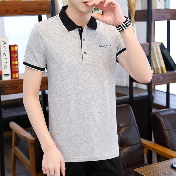 shirt summer men polo fashion thin casual short sleeves business polos de, White;black
shirt summer men polo fashion thin casual short sleeves business polos de, White;black