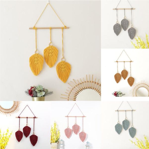 tapestries 6 colors macrame leaves wall hanging tapestry cotton handwoven for bedroom home nordic boho decor christmas gift
tapestries 6 colors macrame leaves wall hanging tapestry cotton handwoven for bedroom home nordic boho decor christmas gift