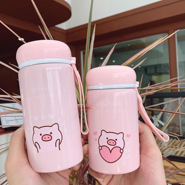 water bottles creative and simple cartoon vacuum cup cute pig tea leaking stainless steel student portable girl pink
water bottles creative and simple cartoon vacuum cup cute pig tea leaking stainless steel student portable girl pink