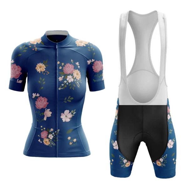 racing sets women cycling jersey set bib shorts gel breathable pad flowers bike clothing mujer roupa, Black;blue
racing sets women cycling jersey set bib shorts gel breathable pad flowers bike clothing mujer roupa, Black;blue
