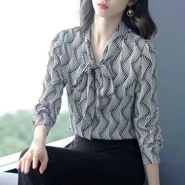 women's blouses & shirts fashion chiffon women spring summer shirt elegant temperament bow-knot long sleeve loose print ladies blusas, White
women's blouses & shirts fashion chiffon women spring summer shirt elegant temperament bow-knot long sleeve loose print ladies blusas, White