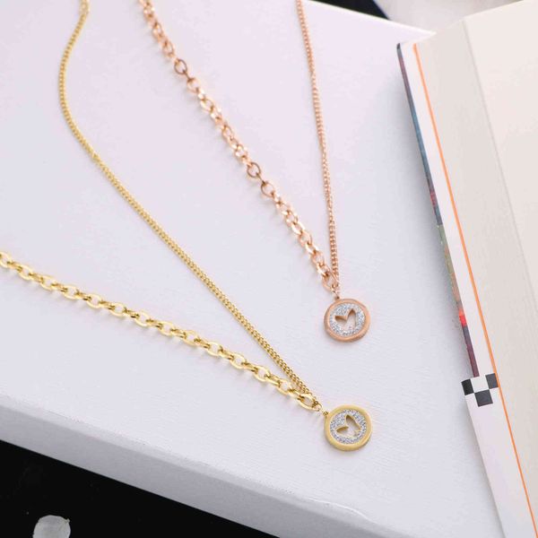 design jewelry decorative titanium steel butterfly ring full diamond necklace asymmetric thick geometric clavicle chain, Silver
design jewelry decorative titanium steel butterfly ring full diamond necklace asymmetric thick geometric clavicle chain, Silver