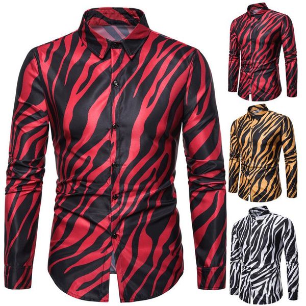 zebra print shirt men fashion men's slim long sleeve hawaiian shirts male chemise homme casual, White;black
zebra print shirt men fashion men's slim long sleeve hawaiian shirts male chemise homme casual, White;black