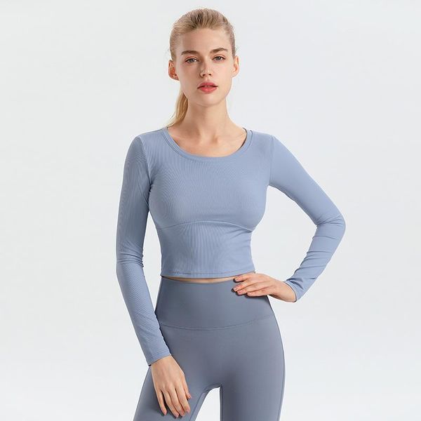 yoga outfit stretch tight and slim long sleeve sports fast drying clothes back running training fitness shirts for women
yoga outfit stretch tight and slim long sleeve sports fast drying clothes back running training fitness shirts for women