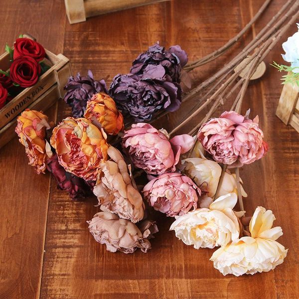 decorative flowers & wreaths wedding simulation fake flower single red peony wholesale dried head row wall home decor artificial plants
decorative flowers & wreaths wedding simulation fake flower single red peony wholesale dried head row wall home decor artificial plants