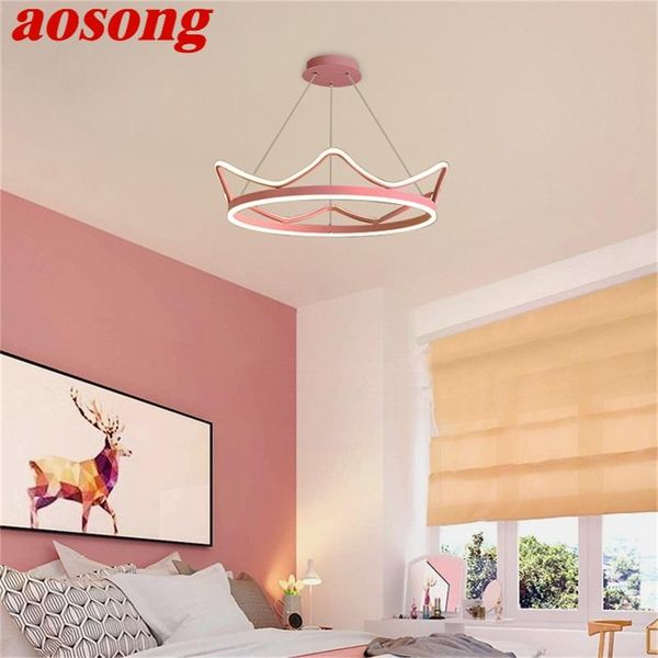 pendant lamps aosong nordic lights pink crown modern luxury led lamp fixture for home decoration
pendant lamps aosong nordic lights pink crown modern luxury led lamp fixture for home decoration