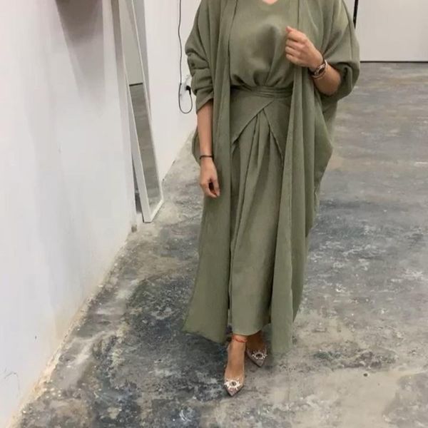 ethnic clothing kaftan abaya dubai turkey islam arabic muslim sets robe longue kimono ensemble femme musulmane abayas for women caftan maroc, Red
ethnic clothing kaftan abaya dubai turkey islam arabic muslim sets robe longue kimono ensemble femme musulmane abayas for women caftan maroc, Red