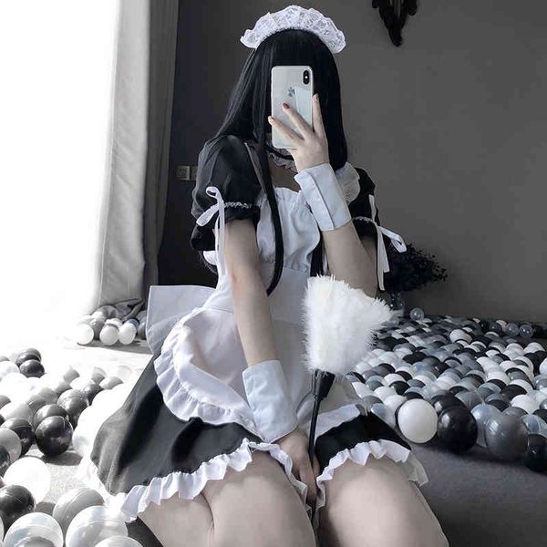 amine maid cosplay clothes black kawaii lolita french dress girls woman waitress party stage costumes japanese cafe outfit 2021, Black;white
amine maid cosplay clothes black kawaii lolita french dress girls woman waitress party stage costumes japanese cafe outfit 2021, Black;white