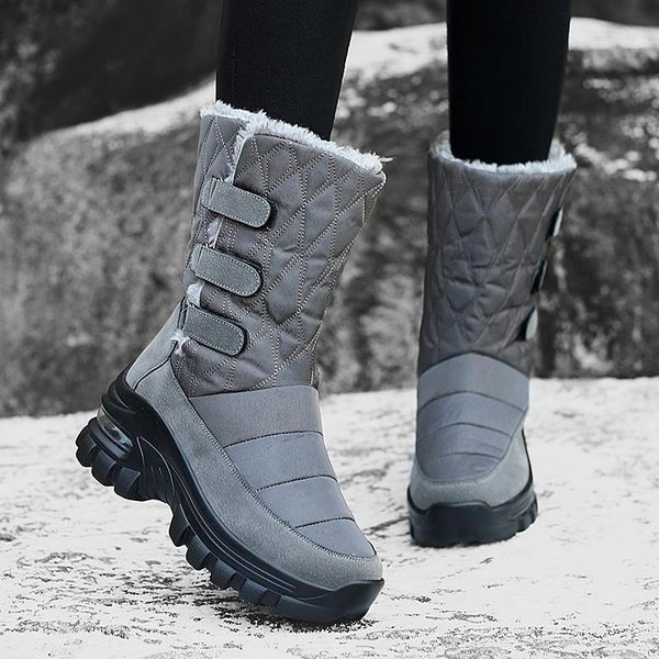 boots winter women's snow non-slip mid-tube botas mujer2021 thick-soled warm and waterproof fur, Black
boots winter women's snow non-slip mid-tube botas mujer2021 thick-soled warm and waterproof fur, Black