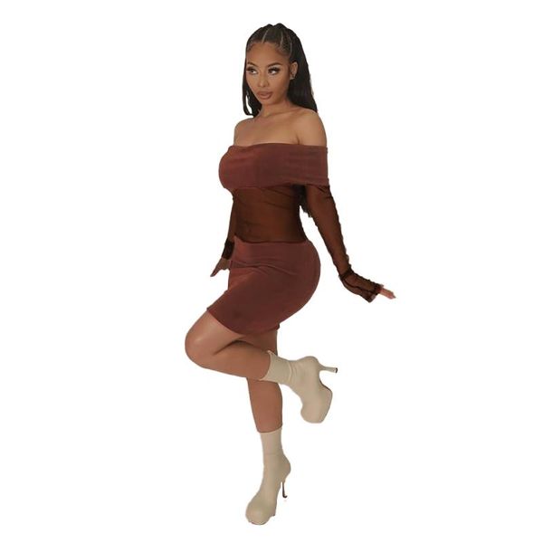 casual dresses uhhfuyf 2021 design one piece off shoulder long sleeve and club mesh mini summer for women, Black;gray
casual dresses uhhfuyf 2021 design one piece off shoulder long sleeve and club mesh mini summer for women, Black;gray