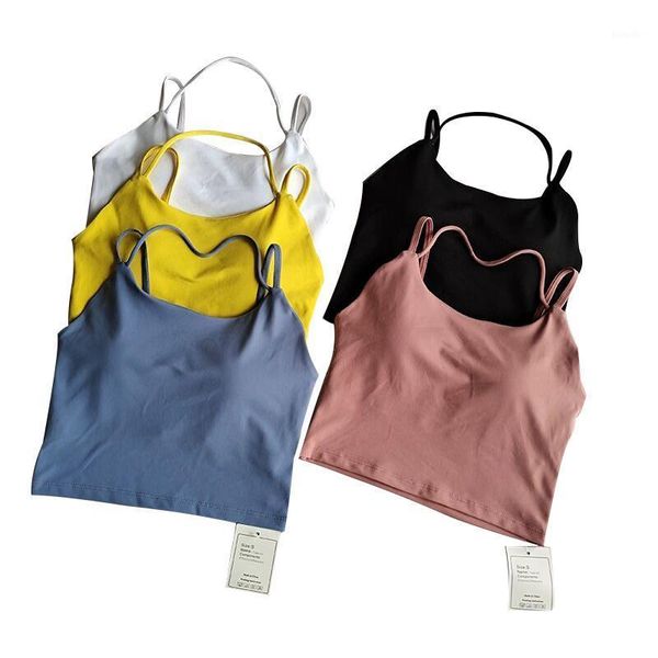 yoga outfit sports underwear women shockproof gathered shape bra hanging vest fitness sport fast dry running bras