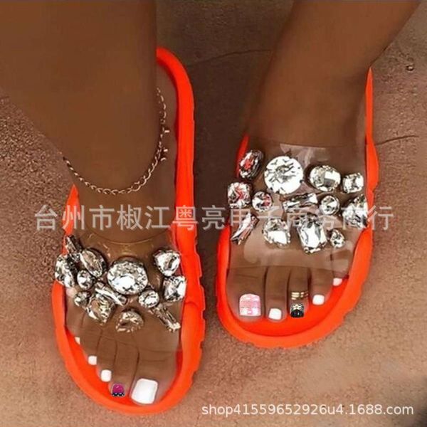 slippers female summer style candy color soft bottom transparent one-line rhinestone drag fs21s197, Black
slippers female summer style candy color soft bottom transparent one-line rhinestone drag fs21s197, Black