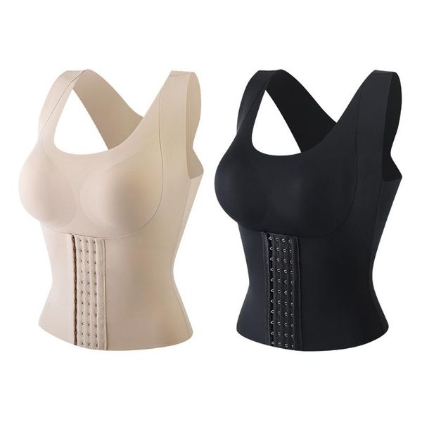 women's shapers lady 4-in-1 seanless front buckle bra wireless push up padded posture corrector tank girdle body shaper slimming vest c, Black;white
women's shapers lady 4-in-1 seanless front buckle bra wireless push up padded posture corrector tank girdle body shaper slimming vest c, Black;white