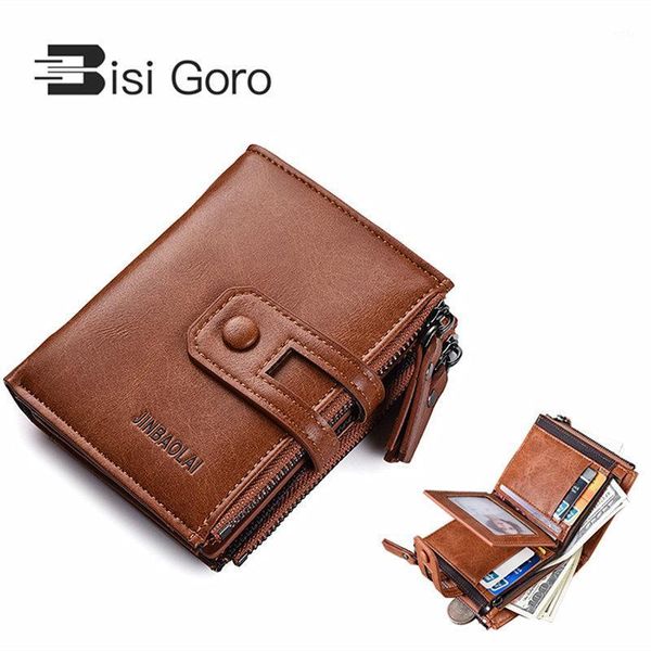 wallets bisi goro 2021 luxury men brand wallet zipper pu leather men's with coin male purse small note1, Red;black 
wallets bisi goro 2021 luxury men brand wallet zipper pu leather men's with coin male purse small note1, Red;black