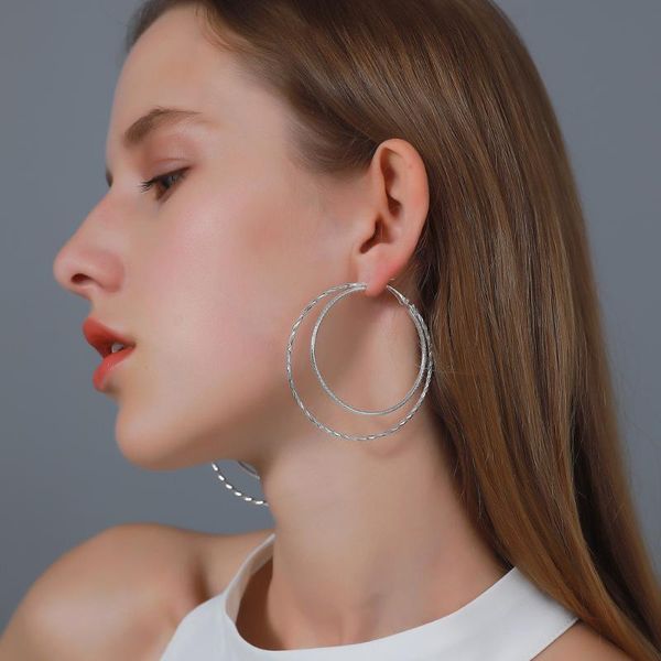 rainbery exaggerate big smooth circle hoop earrings brincos simple party round loop for women jewelry je1508 & huggie, Golden;silver
rainbery exaggerate big smooth circle hoop earrings brincos simple party round loop for women jewelry je1508 & huggie, Golden;silver