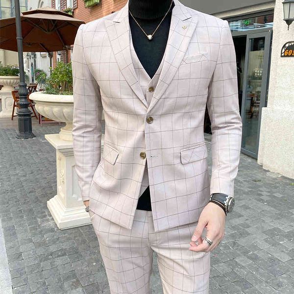men's suits & blazers (jacket + shirt pants) dressed as a male groom, set of formal suits chess, casual fashion, business, three pieces, White;black
men's suits & blazers (jacket + shirt pants) dressed as a male groom, set of formal suits chess, casual fashion, business, three pieces, White;black