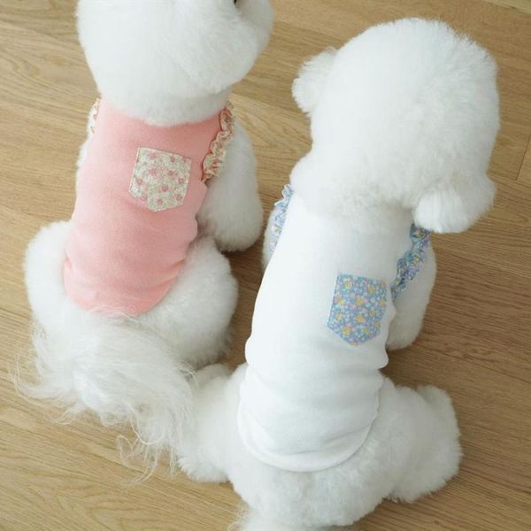 dog apparel pink blue floral cute wooden ear pocket vest pure cotton pet bichon teddy clothes cat
dog apparel pink blue floral cute wooden ear pocket vest pure cotton pet bichon teddy clothes cat