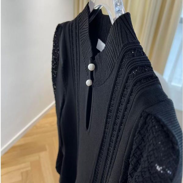 casual dresses women spring autumn puff long sleeve pearl buttons hollow out knitted mini a-line elegant high street chic stunning s, Black;gray
casual dresses women spring autumn puff long sleeve pearl buttons hollow out knitted mini a-line elegant high street chic stunning s, Black;gray